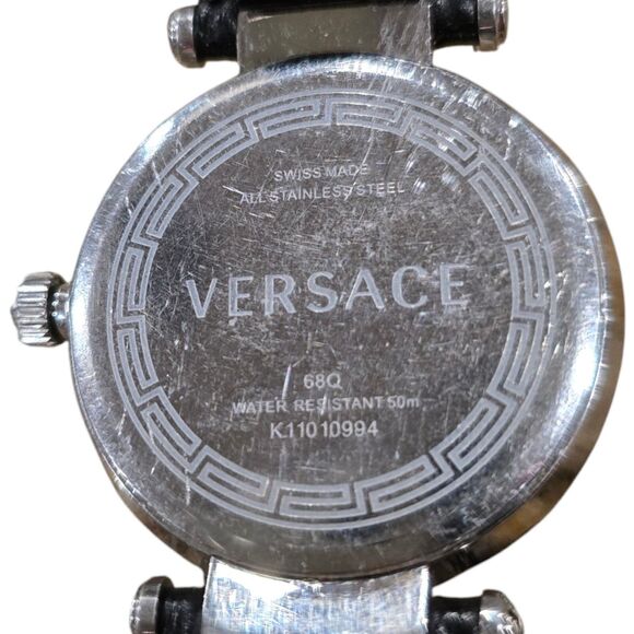 Versace Reve 68Q Women\'s Watch Stainless Steel Black Dial Diamonds Swiss Made main image 9